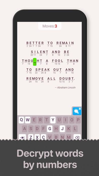 Cryptogram: Word Brain Puzzle Walkthrough (iOS)