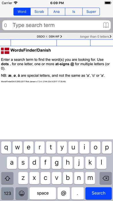 Dansk Words Finder PRO Walkthrough (iOS)
