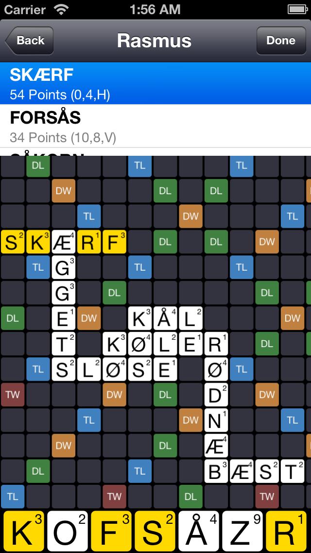 DK Løser for Wordfeud Walkthrough (iOS)