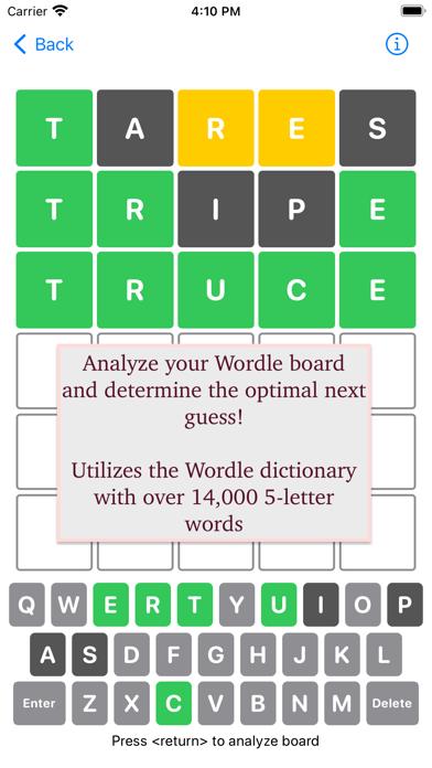 Tares -- Wordle Analyzer Walkthrough (iOS)