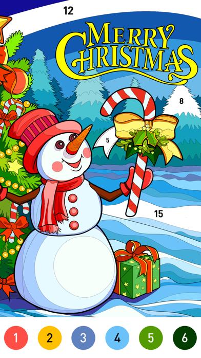 Christmas Winter Coloring Book Walkthrough (iOS)