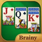 Brainy Solitaire Card Game