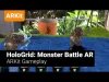 How to play HoloGrid: Monster Battle AR (iOS gameplay)