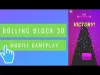 How to play Rolling Block 3D (iOS gameplay)