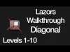 Lazors - Diagonal levels 1 10
