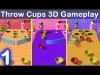 How to play Throw Glass 3D (iOS gameplay)
