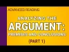 Argument - Part 1