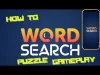How to play Word Search Puzzles (iOS gameplay)