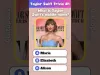 Taylor Swift Trivia Quiz - Part 1
