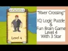 River Crossing IQ Logic Puzzles & Fun Brain Games - Level 4