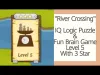 River Crossing IQ Logic Puzzles & Fun Brain Games - Level 5